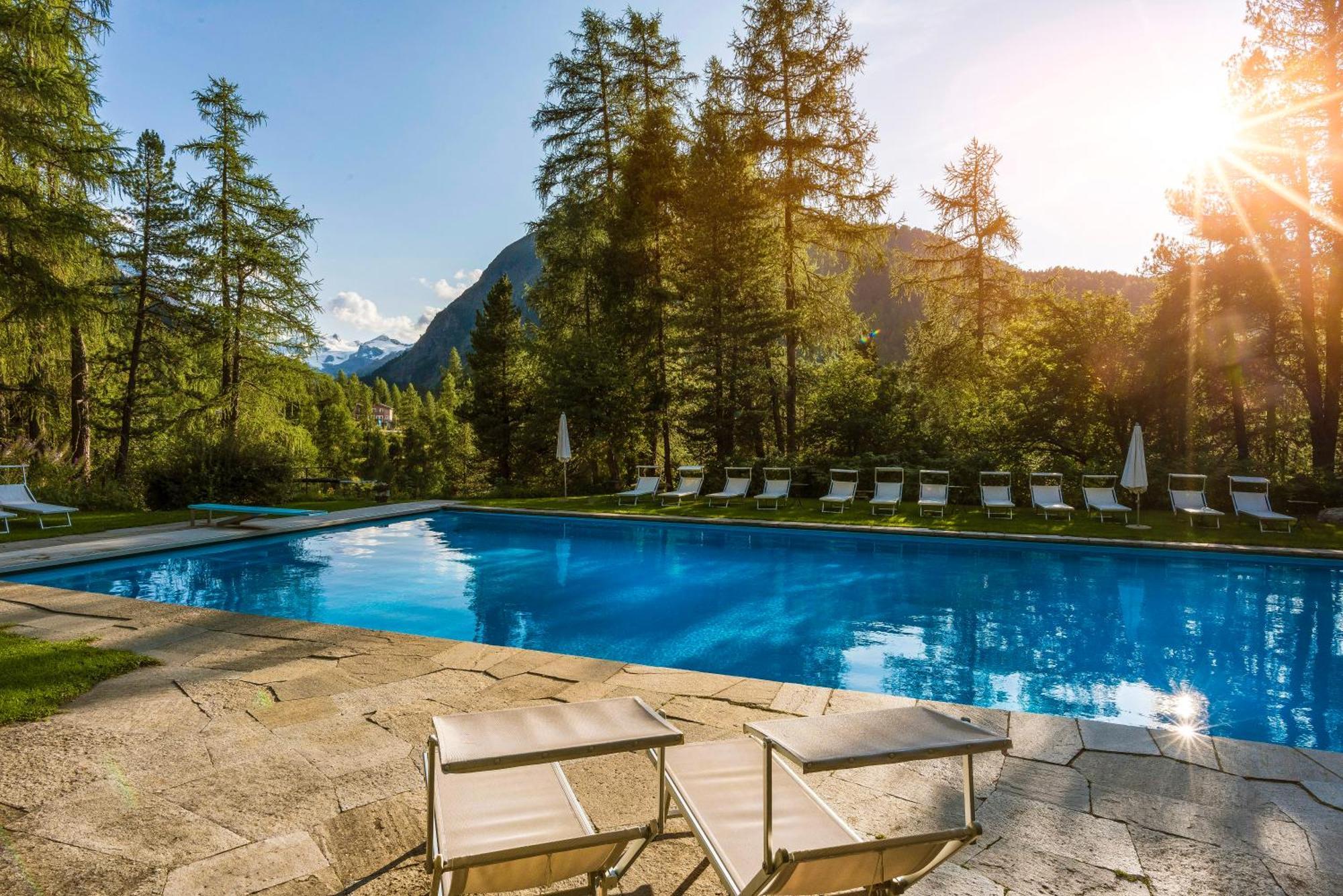 Hotel Saratz Pontresina Exteriér fotografie